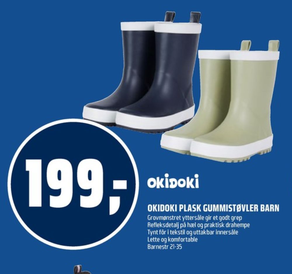 Okidoki, Gummistøvler