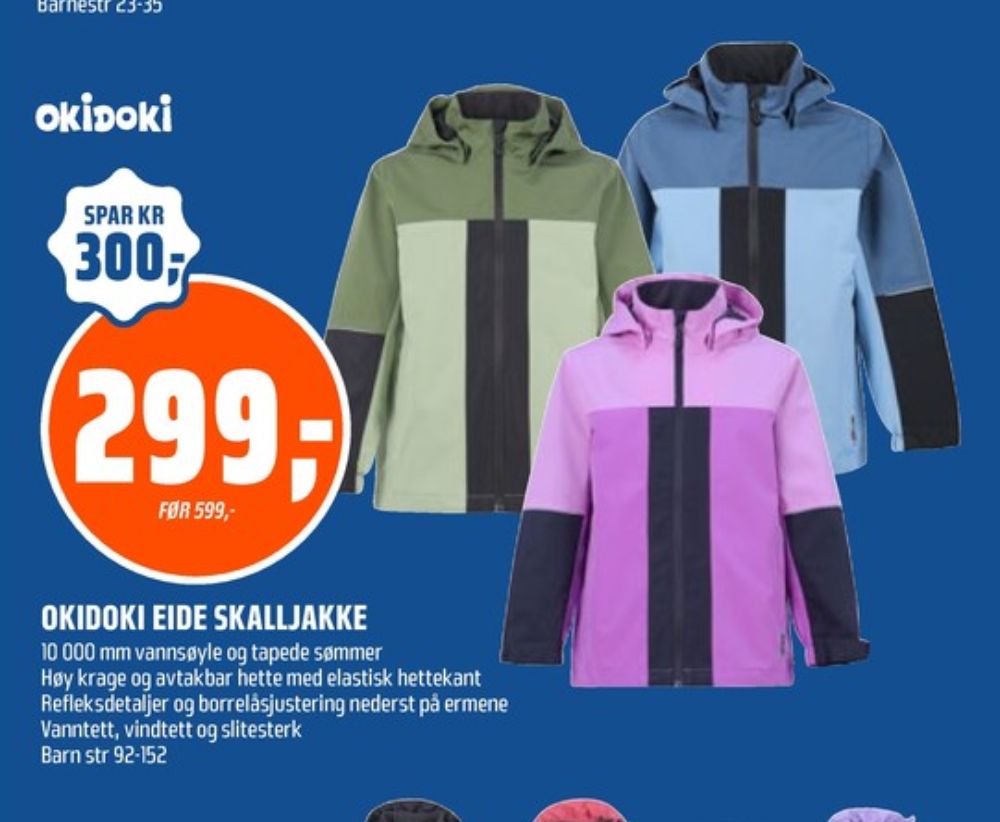Okidoki, Jakke