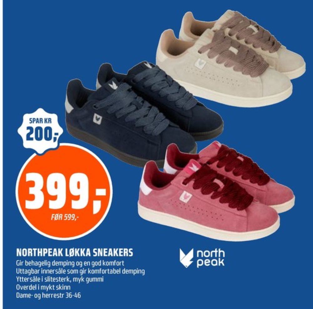 Northpeak, Sko