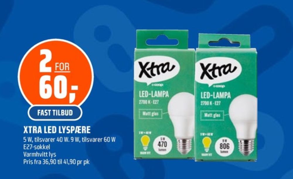 Xtra, LED pærer