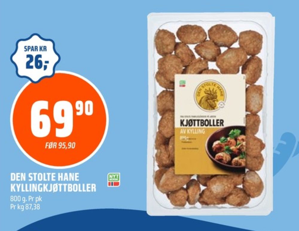 Den stolte hane, Kjøttboller