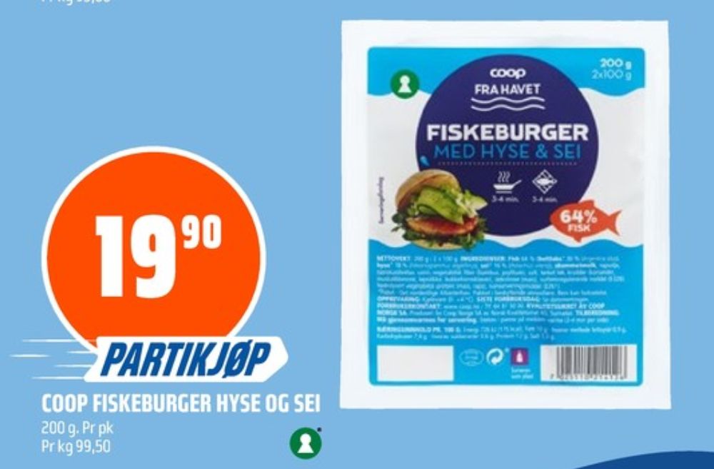 Coop, Fiskeburger