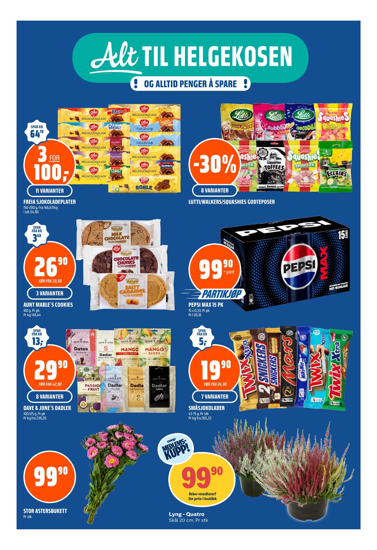 Se Coop Obs kundeavis for uge 35 på Tilbudsuken.no. Se gode tilbud på mange varer. Les kundeavisen her! Side 14