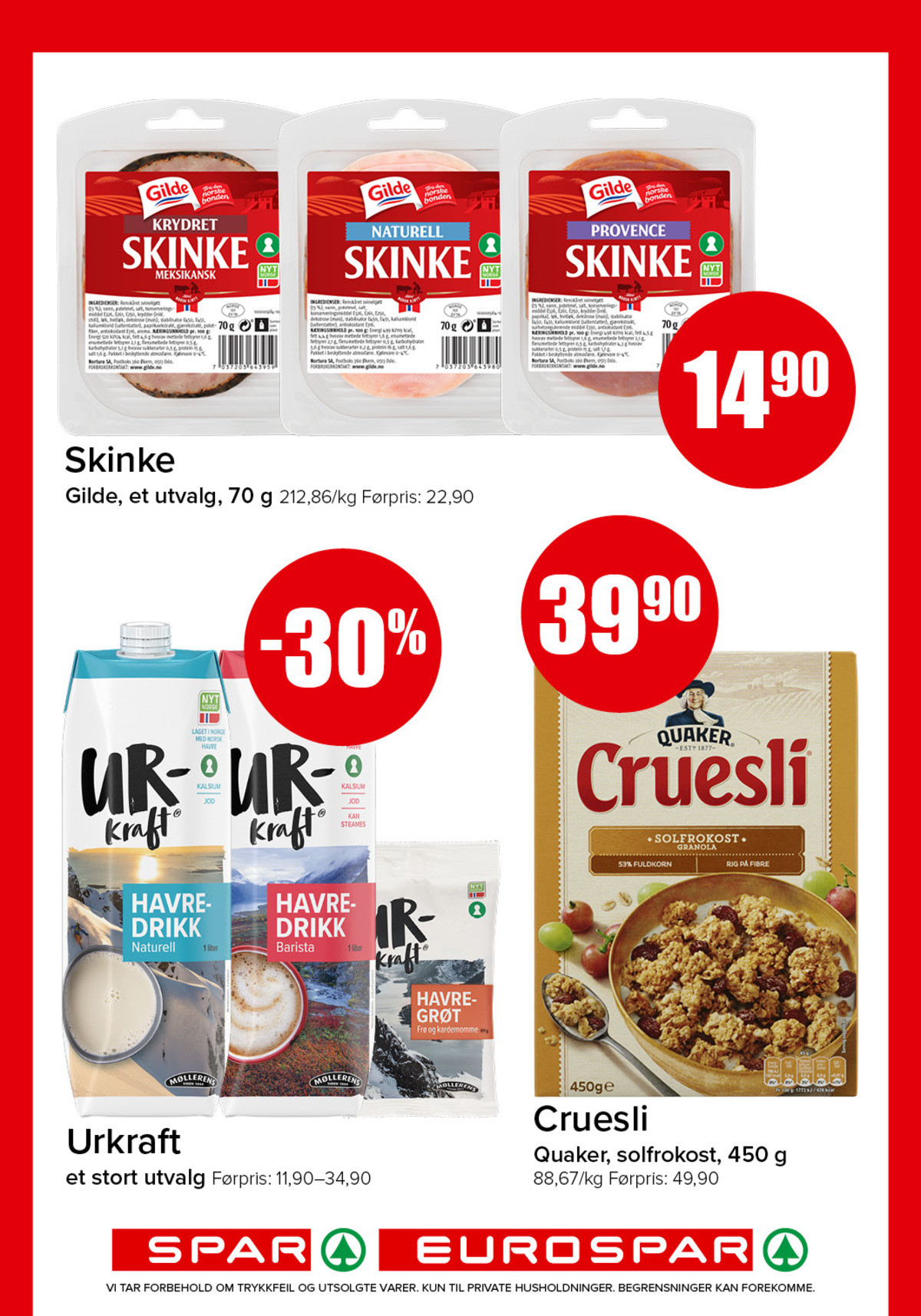 Se Spar - Eurospar kundeavis for uge 35 på Tilbudsuken.no. Se gode tilbud på mange varer. Les kundeavisen her! Side 8