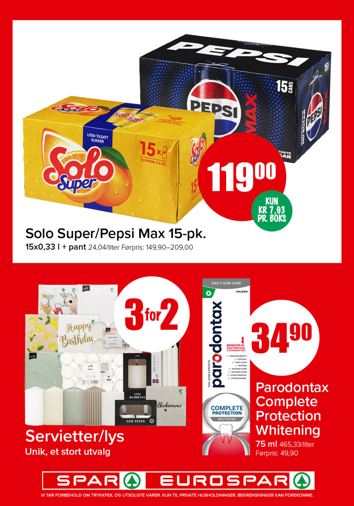 Se Spar - Eurospar kundeavis for uge 35 på Tilbudsuken.no. Se gode tilbud på mange varer. Les kundeavisen her! Side 10