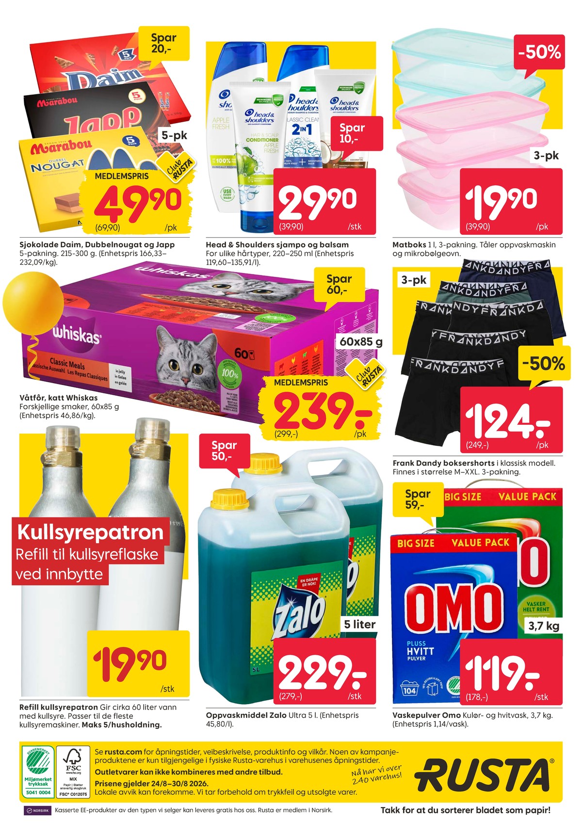 Se Rusta kundeavis for uge 35 på Tilbudsuken.no. Se gode tilbud på mange varer. Les kundeavisen her! Side 16