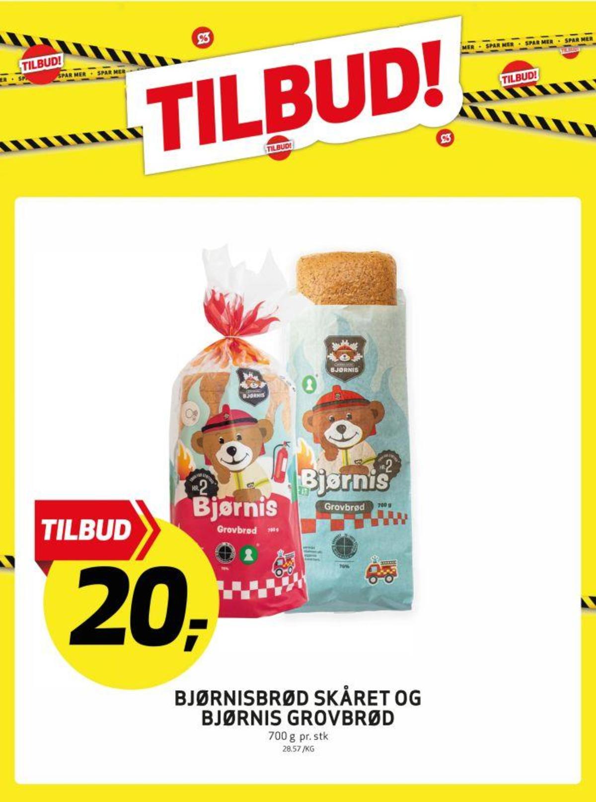 Se Bunnpris kundeavis for uke 35 på Tilbudsuken.no. Se gode tilbud på mange varer, f.eks. bjørnis grovbrød kløverbakeriet eller andre varer. Les kundeavisen her! Side 4