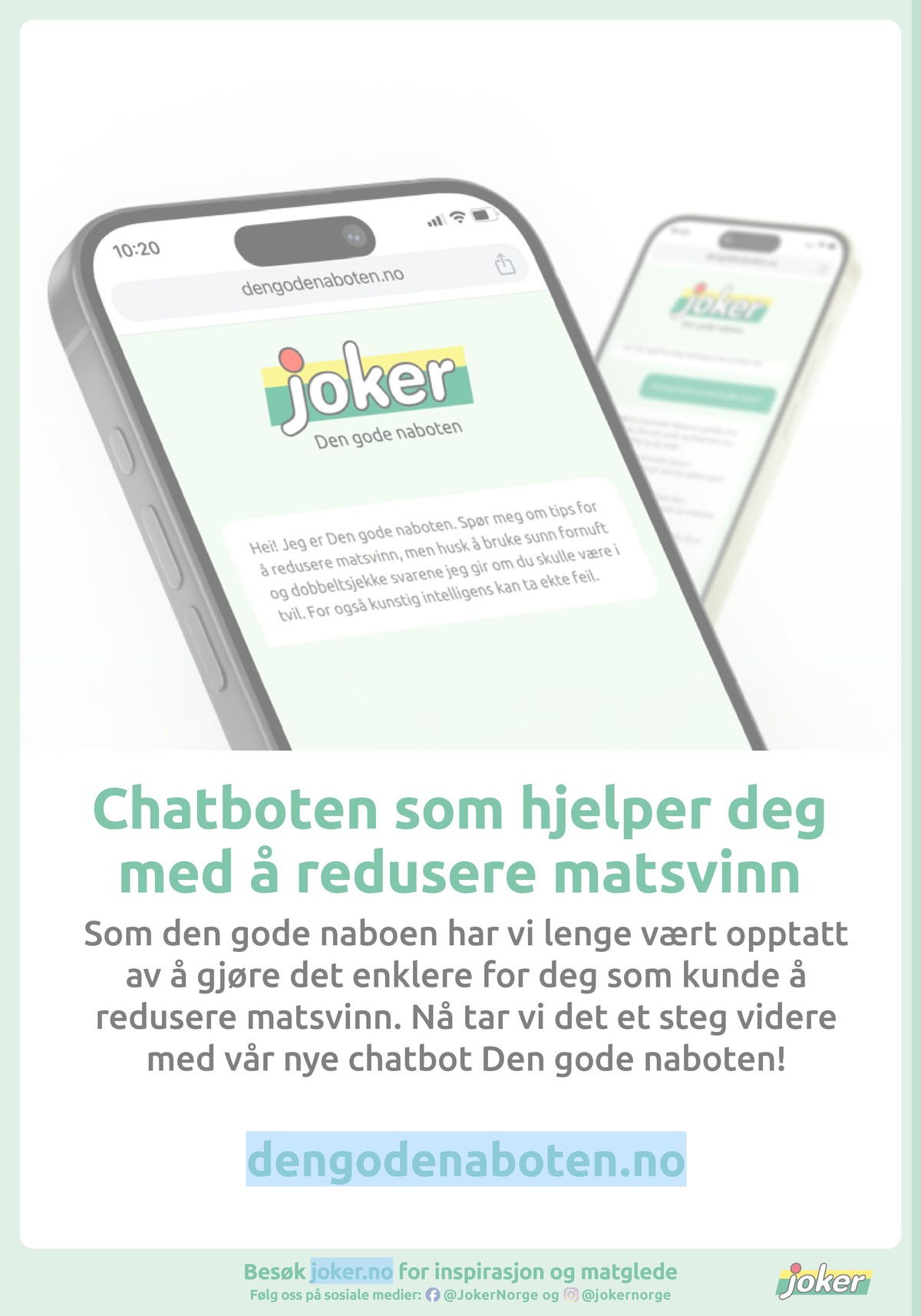 Se Joker kundeavis for uge 35 på Tilbudsuken.no. Se gode tilbud på mange varer. Les kundeavisen her! Side 27