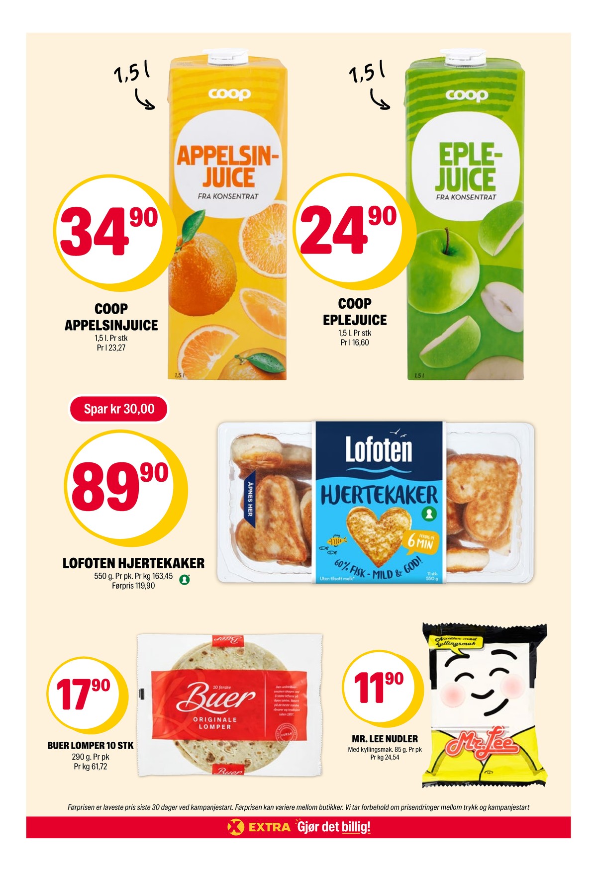 Se Coop Extra kundeavis for uke 36 på Tilbudsuken.no. Se gode tilbud på mange varer, f.eks. appelsinjuice coop eller eplejuice coop. Les kundeavisen her! Side 21