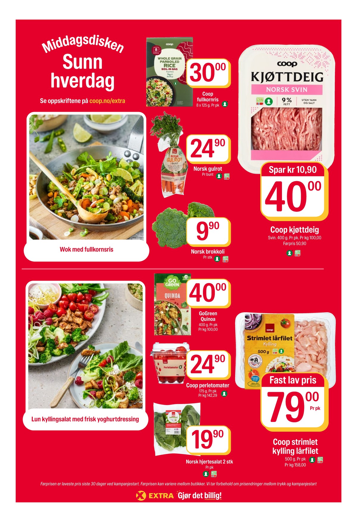 Se Coop Extra kundeavis for uke 36 på Tilbudsuken.no. Se gode tilbud på mange varer, f.eks. kjøttdeig coop eller ris coop. Les kundeavisen her! Side 5