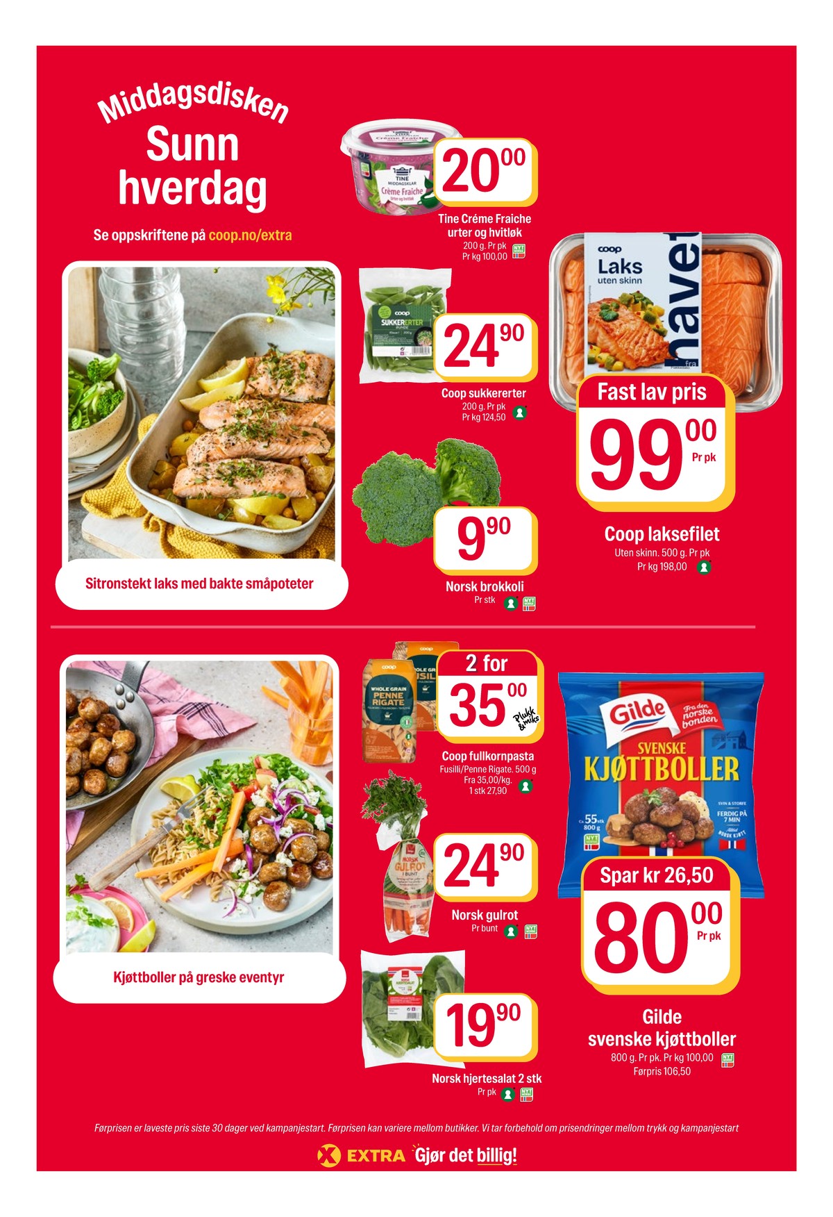 Se Coop Extra kundeavis for uke 36 på Tilbudsuken.no. Se gode tilbud på mange varer, f.eks. creme fraiche urter & hvitløk tine eller sukkererter coop. Les kundeavisen her! Side 6