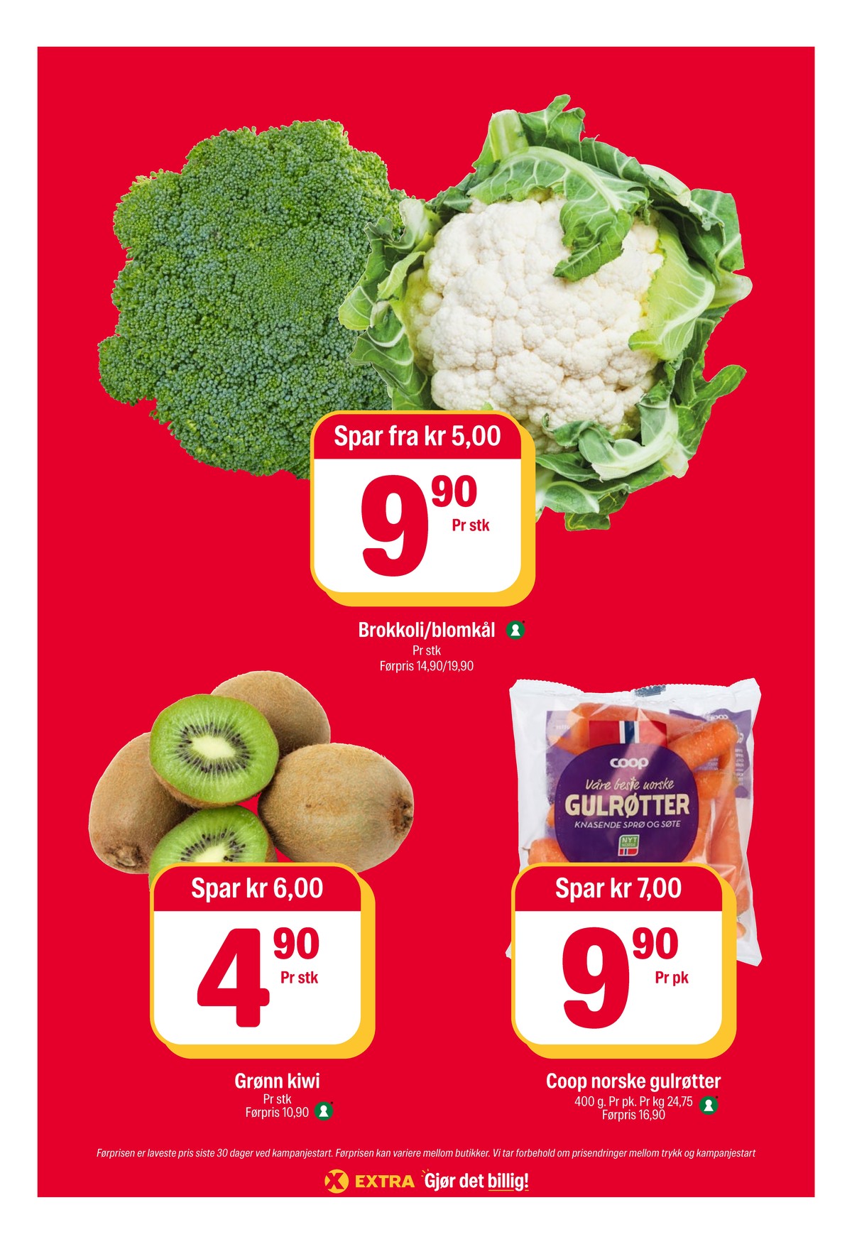 Se Coop Extra kundeavis for uke 36 på Tilbudsuken.no. Se gode tilbud på mange varer, f.eks. blomkål ukjent eller brokkoli ukjent. Les kundeavisen her! Side 7