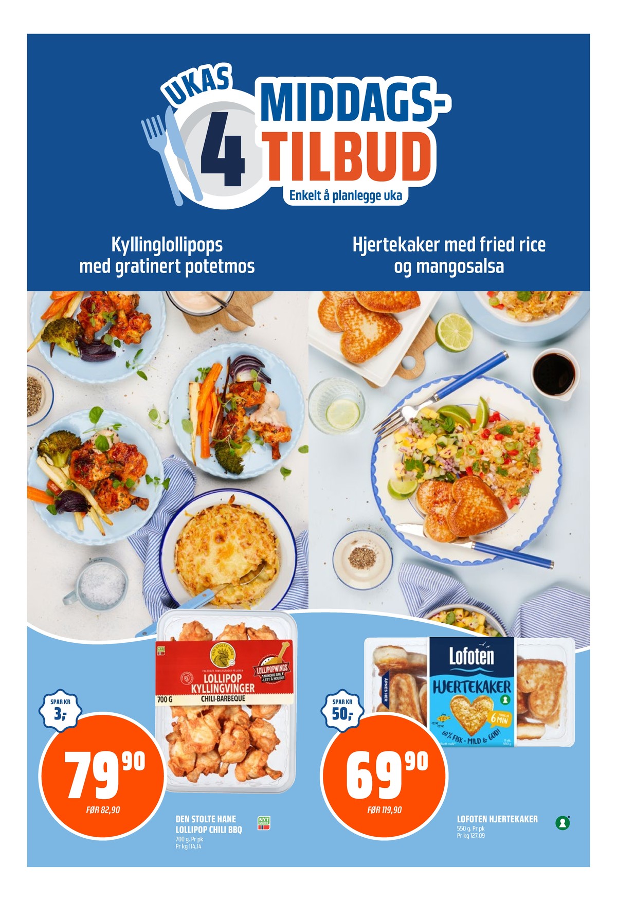 Se Coop Obs kundeavis for uke 36 på Tilbudsuken.no. Se gode tilbud på mange varer, f.eks. kyllingvinger den stolte hane eller fiskekaker lofoten. Les kundeavisen her! Side 11