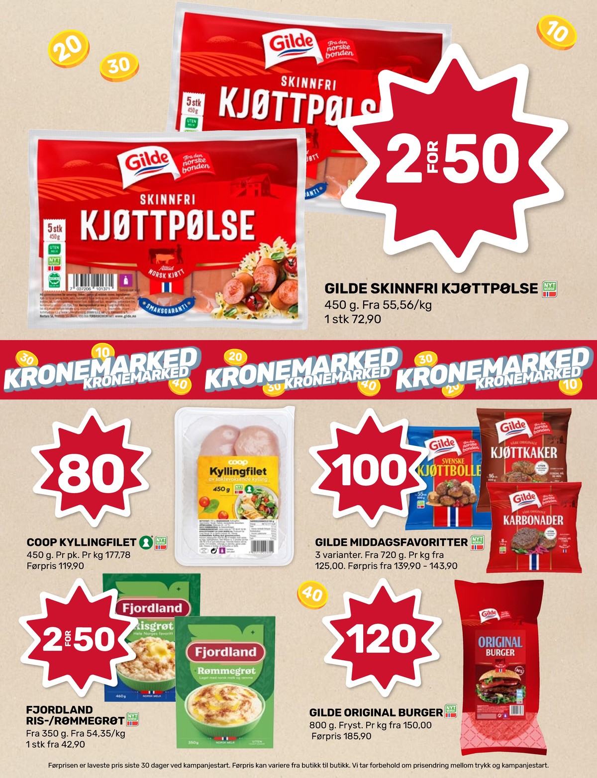 Se Coop Marked kundeavis for uke 36 på Tilbudsuken.no. Se gode tilbud på mange varer, f.eks. kjøttpølser gilde eller kyllingfilet coop. Les kundeavisen her! Side 2
