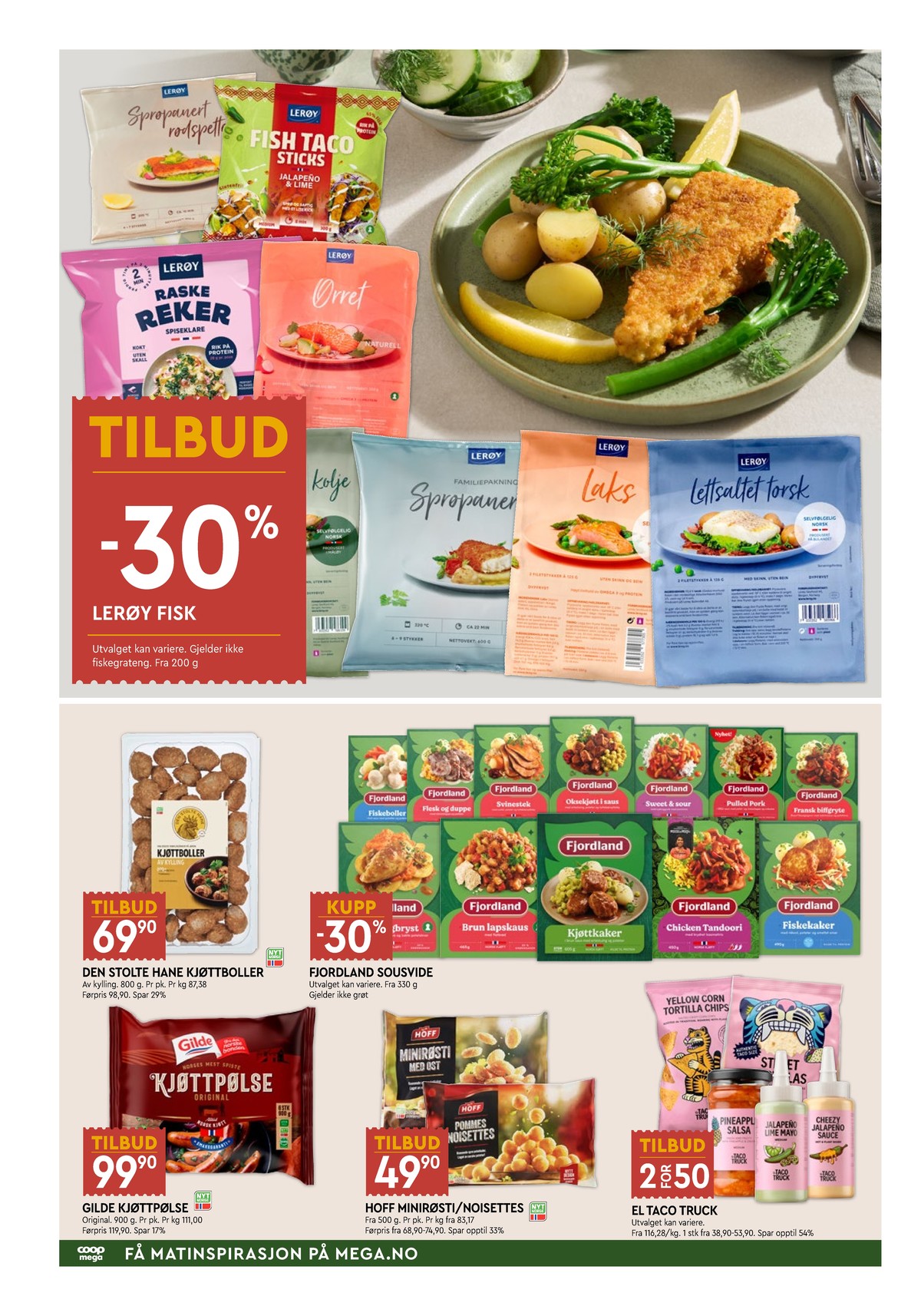 Se Coop Mega kundeavis for uge 36 på Tilbudsuken.no. Se gode tilbud på mange varer. Les kundeavisen her! Side 2