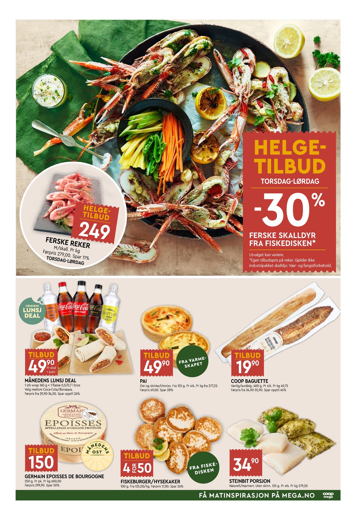 Se Coop Mega kundeavis for uge 36 på Tilbudsuken.no. Se gode tilbud på mange varer. Les kundeavisen her! Side 5