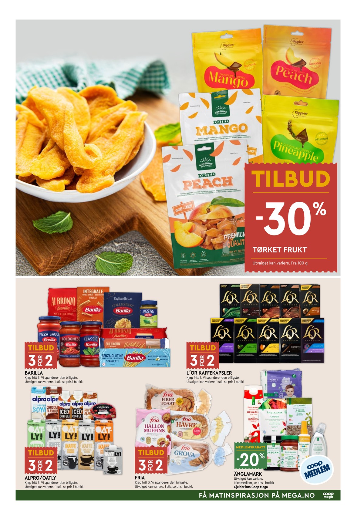 Se Coop Mega kundeavis for uge 36 på Tilbudsuken.no. Se gode tilbud på mange varer. Les kundeavisen her! Side 7