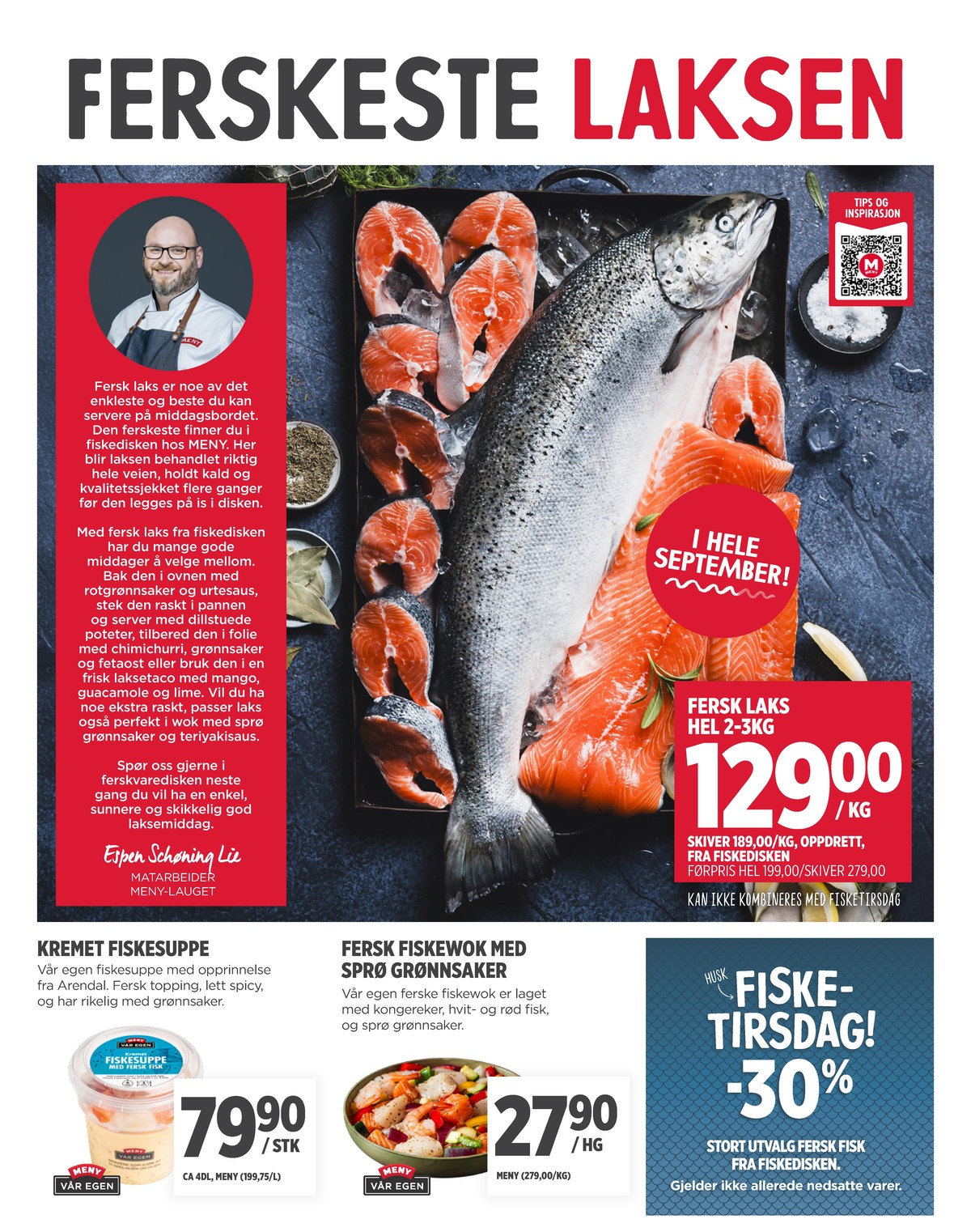 Se Meny kundeavis for uge 36 på Tilbudsuken.no. Se gode tilbud på mange varer. Les kundeavisen her! Side 3