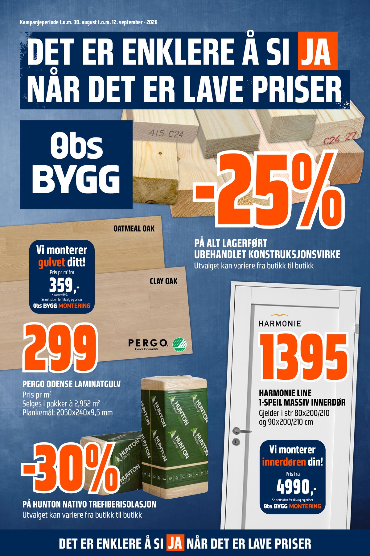 Se Coop Obs Bygg kundeavis for uge 36 på Tilbudsuken.no. Se gode tilbud på mange varer. Les kundeavisen her! Side 1