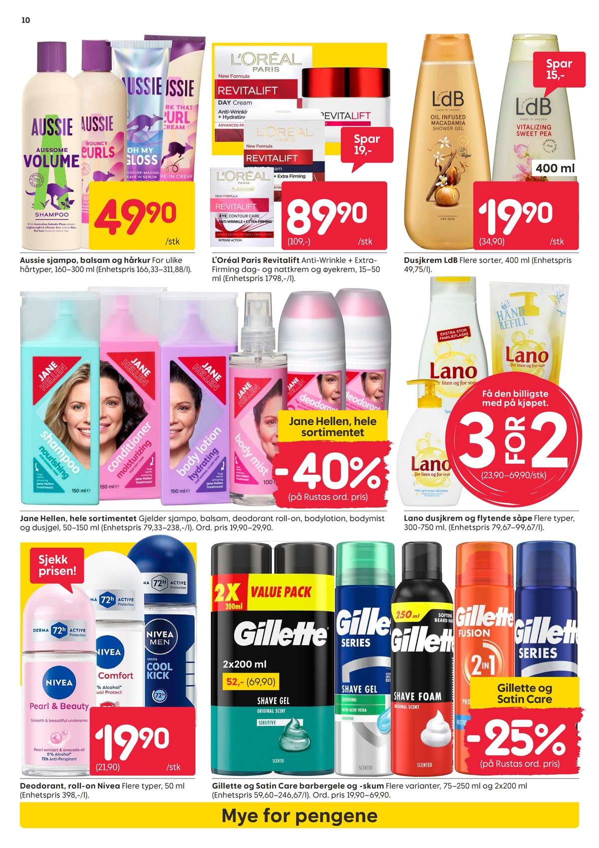 Se Rusta kundeavis for uge 36 på Tilbudsuken.no. Se gode tilbud på mange varer. Les kundeavisen her! Side 10
