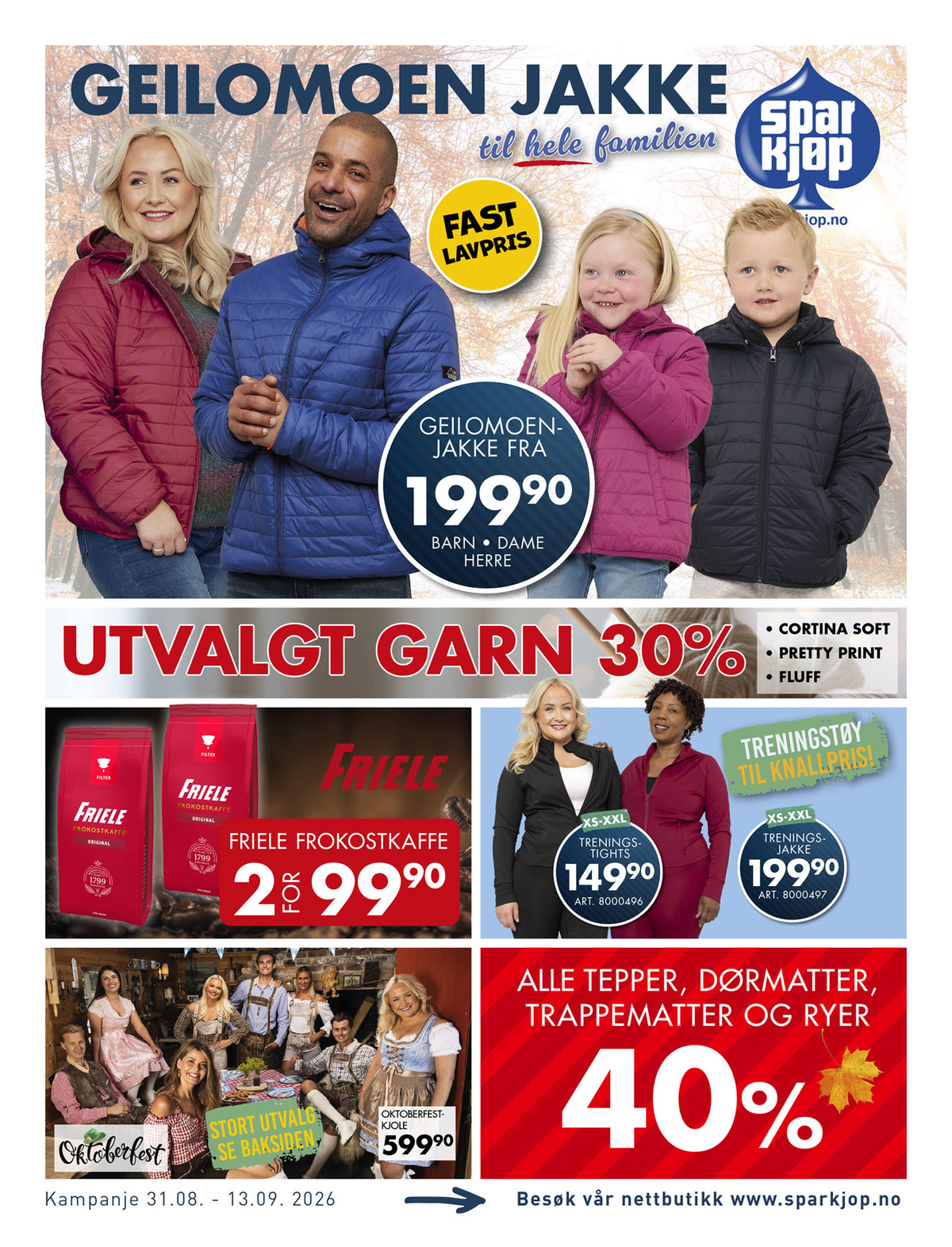 Se Sparkjøp kundeavis for uge 37 på Tilbudsuken.no. Se gode tilbud på mange varer. Les kundeavisen her! Side 1