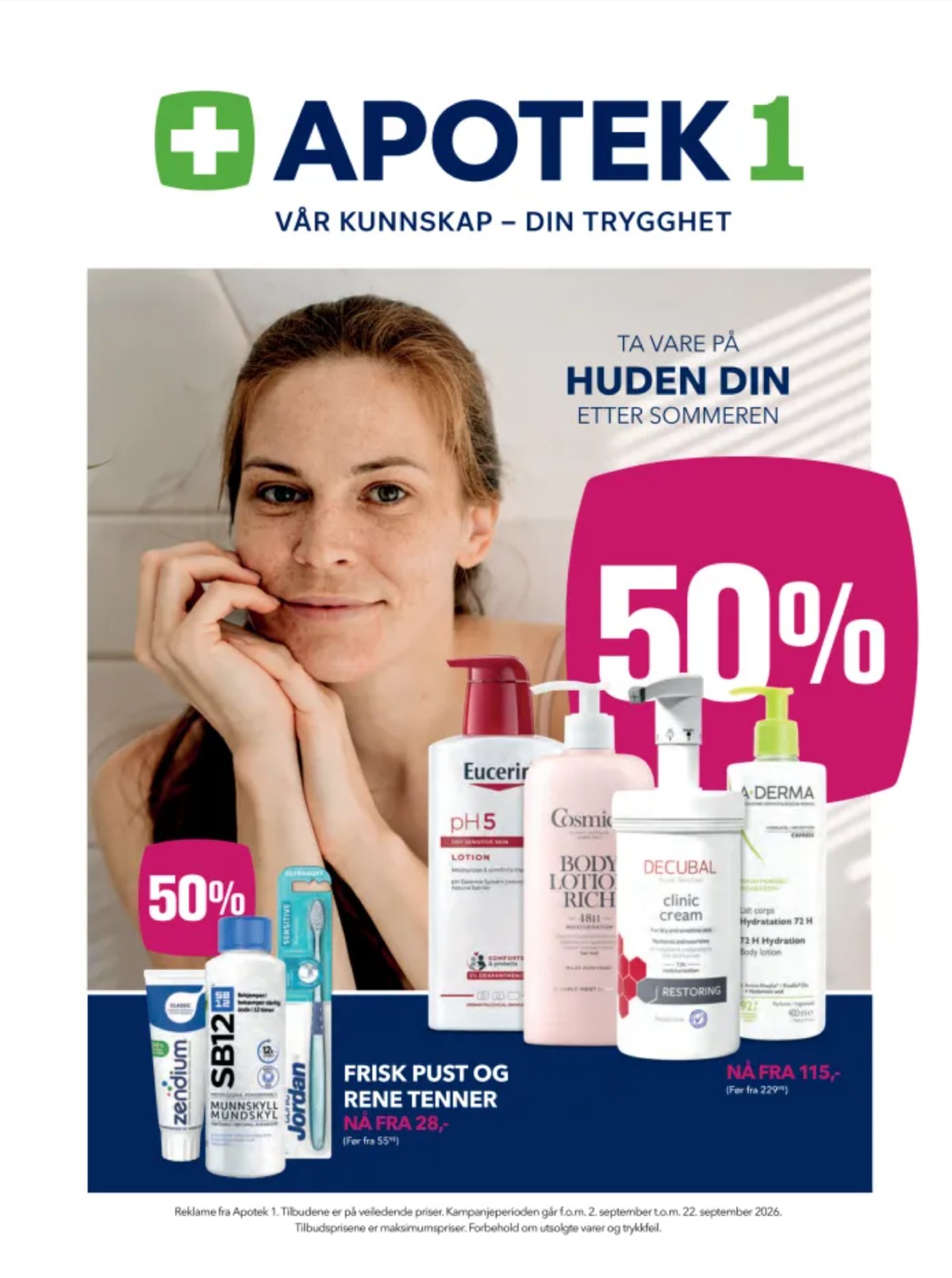 Se Apotek 1 kundeavis for uge 37 på Tilbudsuken.no. Se gode tilbud på mange varer. Les kundeavisen her! Side 1