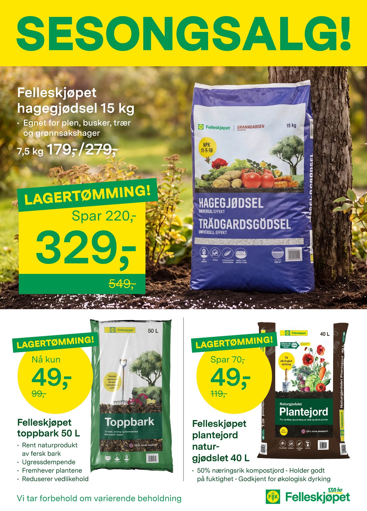 Se Felleskjøpet kundeavis for uge 37 på Tilbudsuken.no. Se gode tilbud på mange varer. Les kundeavisen her! Side 12