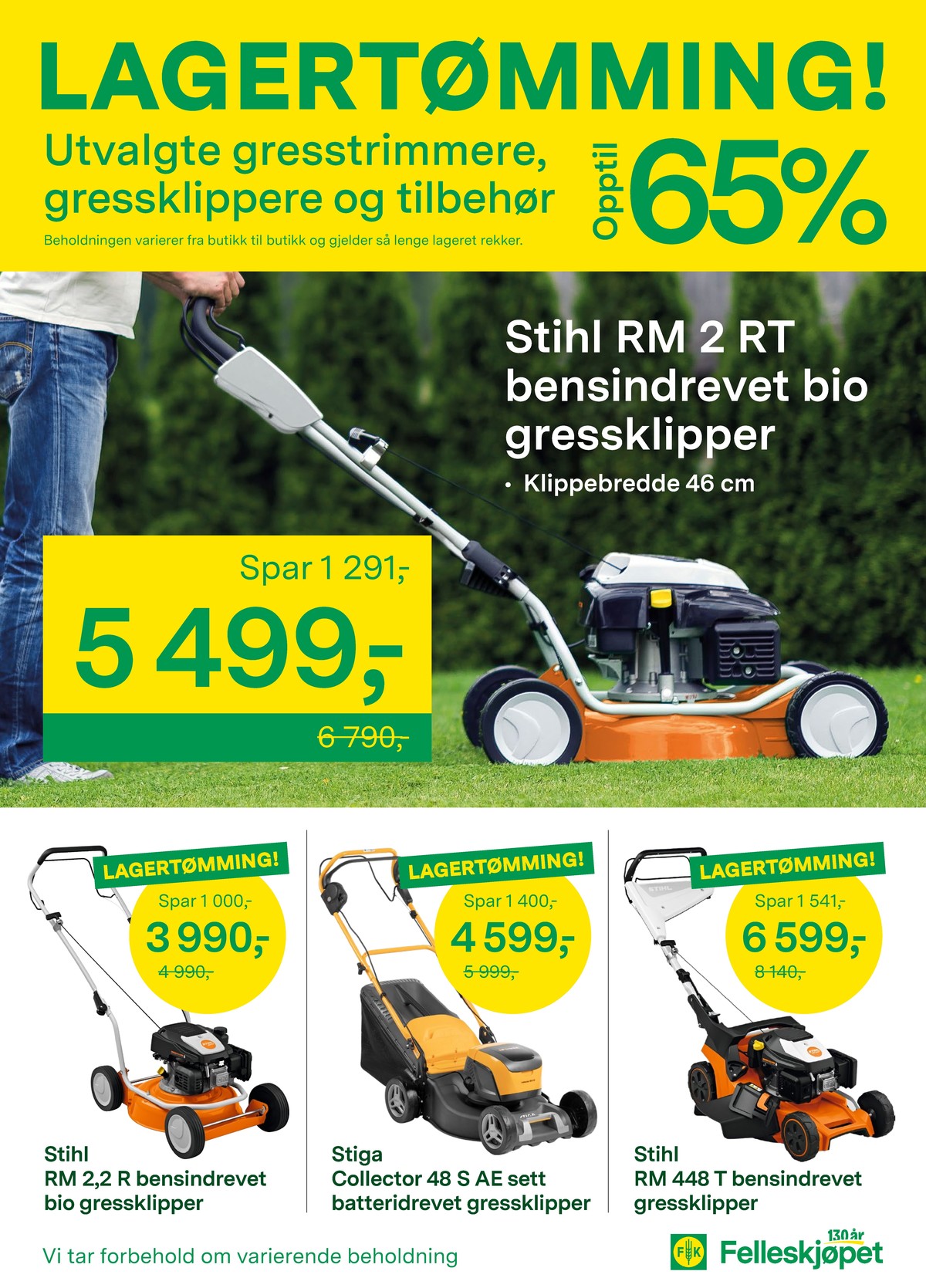 Se Felleskjøpet kundeavis for uge 37 på Tilbudsuken.no. Se gode tilbud på mange varer. Les kundeavisen her! Side 10