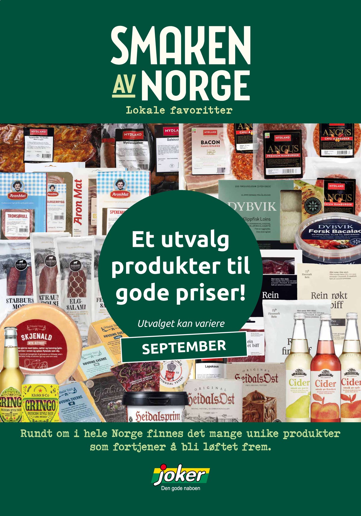 Se Joker kundeavis for uge 37 på Tilbudsuken.no. Se gode tilbud på mange varer. Les kundeavisen her! Side 20
