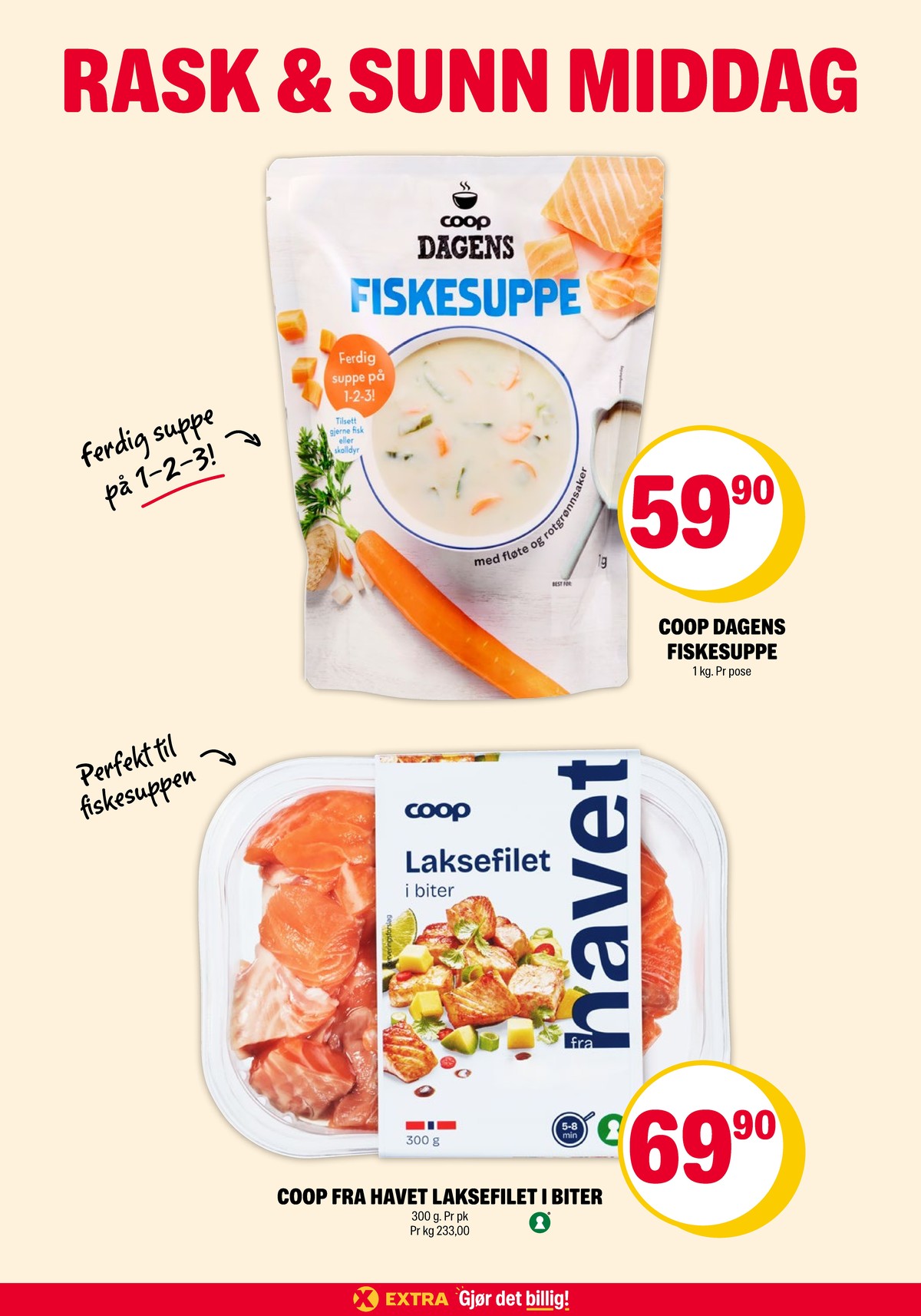 Se Coop Extra kundeavis for uke 38 på Tilbudsuken.no. Se gode tilbud på mange varer, f.eks. fiskesuppe coop eller laksefilet coop. Les kundeavisen her! Side 18