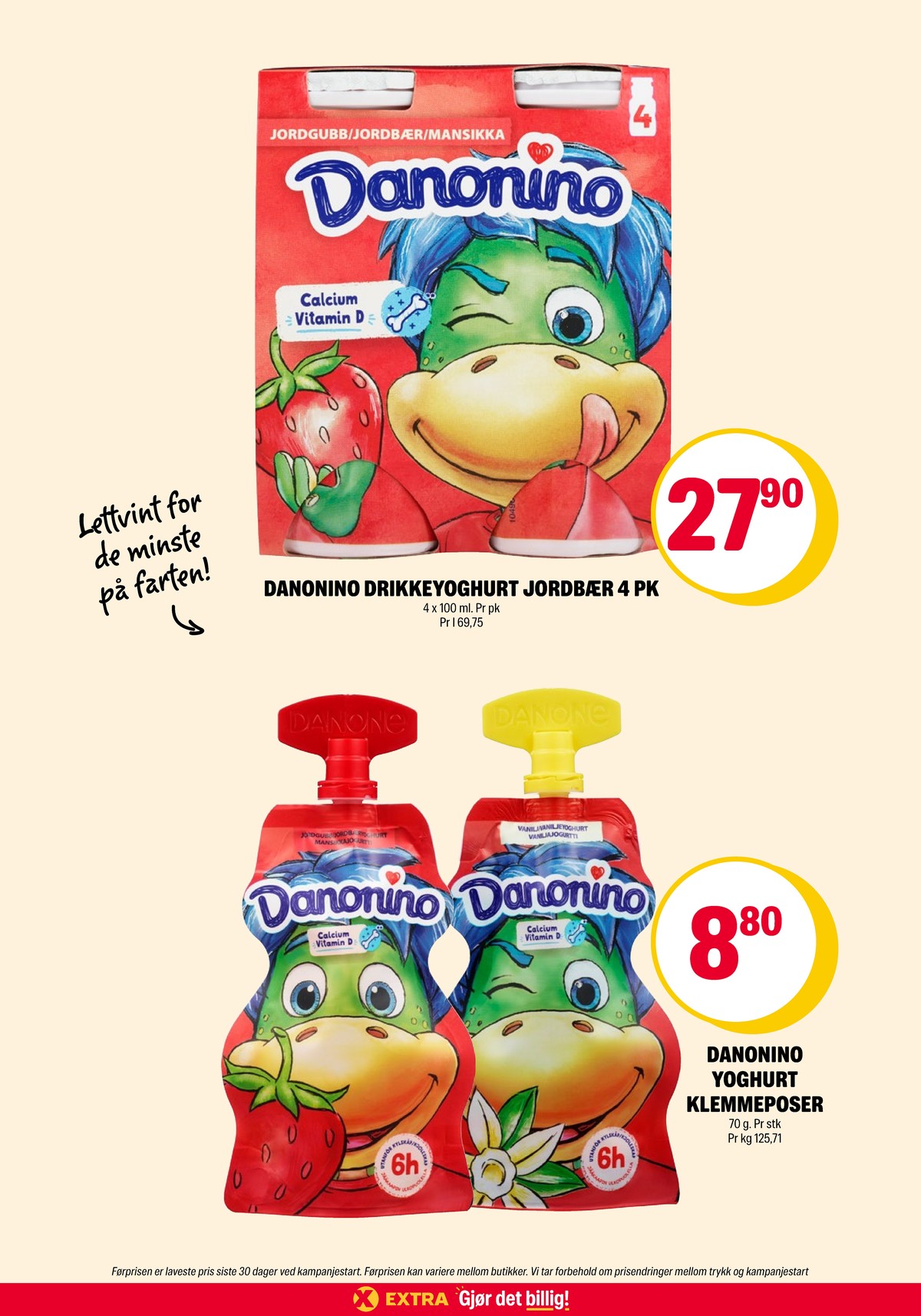 Se Coop Extra kundeavis for uke 38 på Tilbudsuken.no. Se gode tilbud på mange varer, f.eks. drikkeyoghurt danonino eller yoghurt danonino. Les kundeavisen her! Side 19