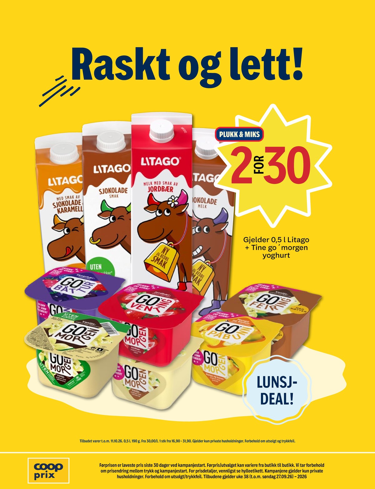 Se Coop Prix kundeavis for uge 38 på Tilbudsuken.no. Se gode tilbud på mange varer. Les kundeavisen her! Side 8