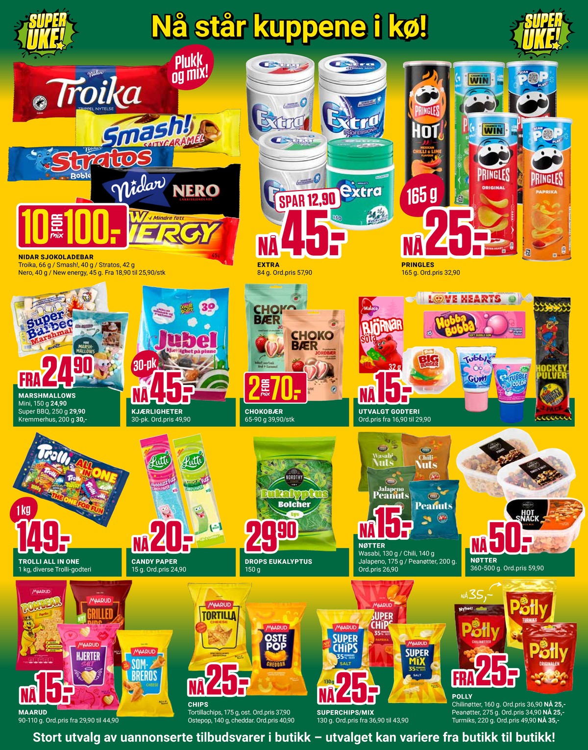 Se Europris kundeavis for uke 38 på Tilbudsuken.no. Se gode tilbud på mange varer, f.eks. tyggegummi extra eller sjokoladebar troika. Les kundeavisen her! Side 3