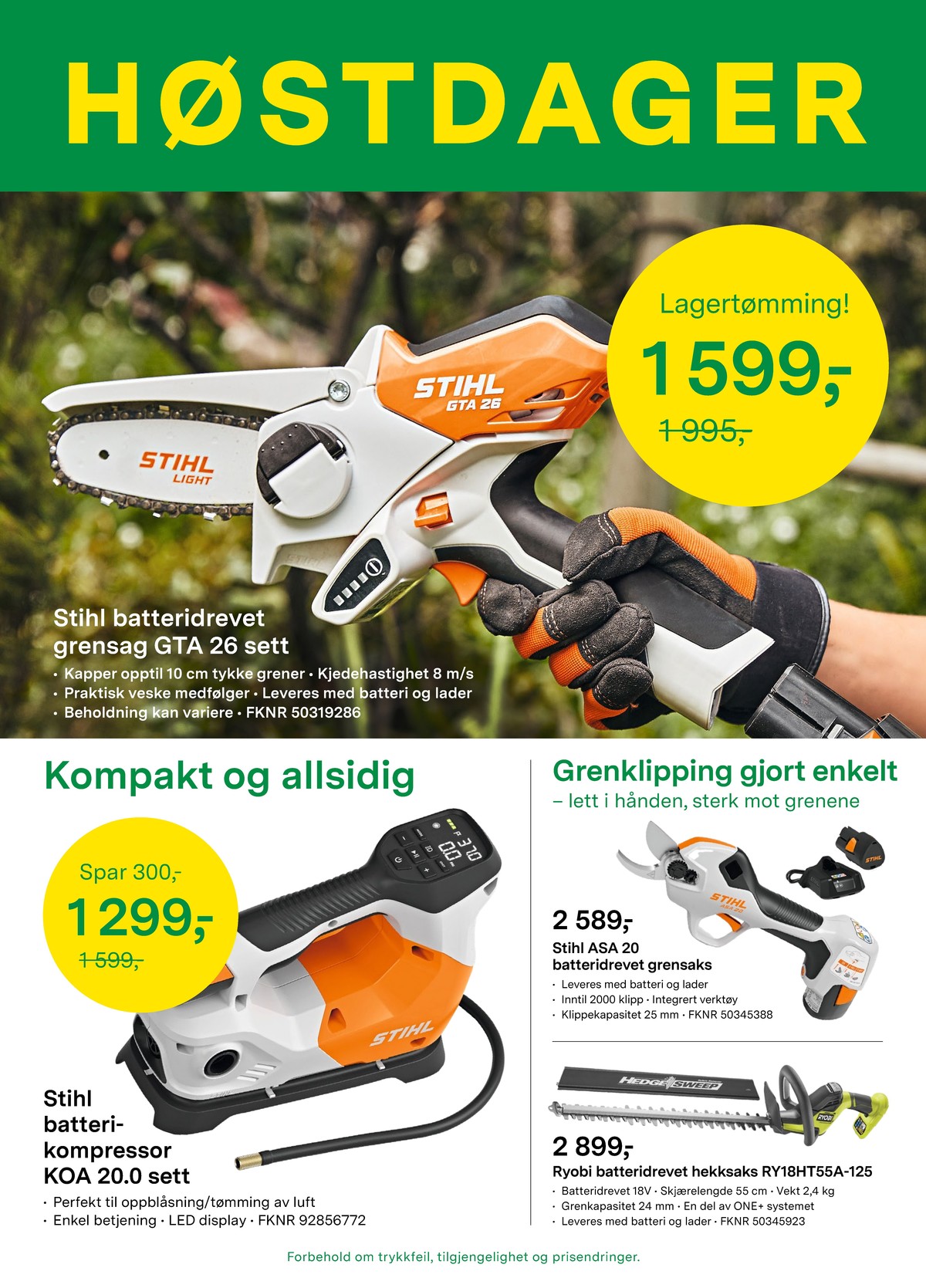 Se Felleskjøpet kundeavis for uge 38 på Tilbudsuken.no. Se gode tilbud på mange varer. Les kundeavisen her! Side 2