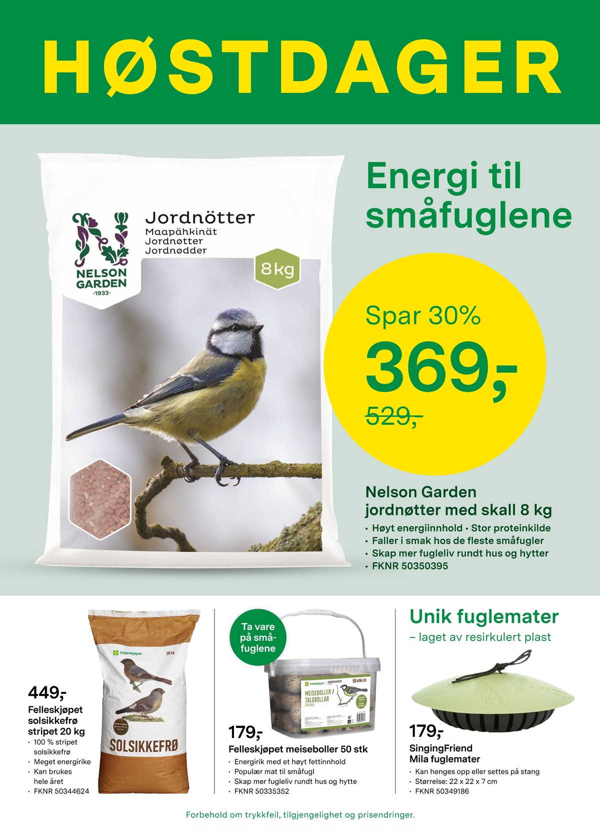 Se Felleskjøpet kundeavis for uge 38 på Tilbudsuken.no. Se gode tilbud på mange varer. Les kundeavisen her! Side 6