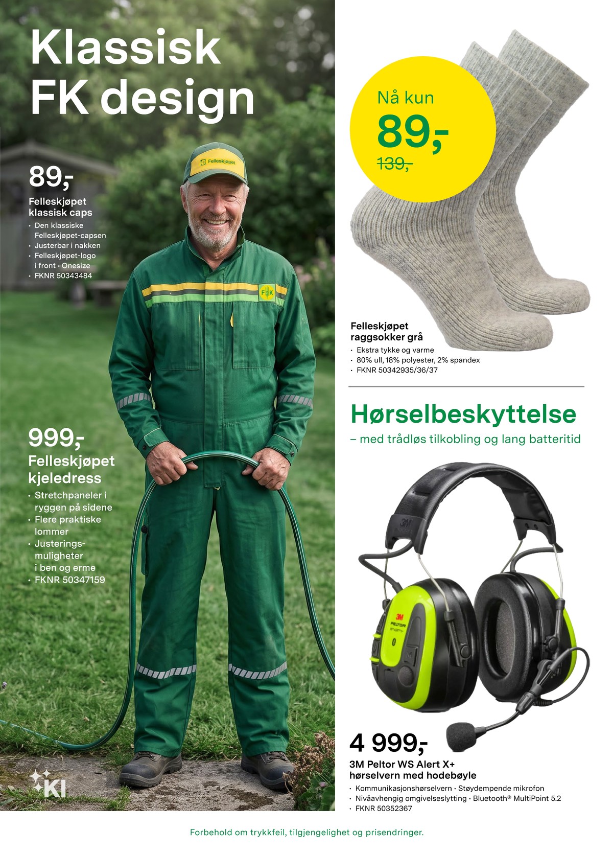 Se Felleskjøpet kundeavis for uge 38 på Tilbudsuken.no. Se gode tilbud på mange varer. Les kundeavisen her! Side 9
