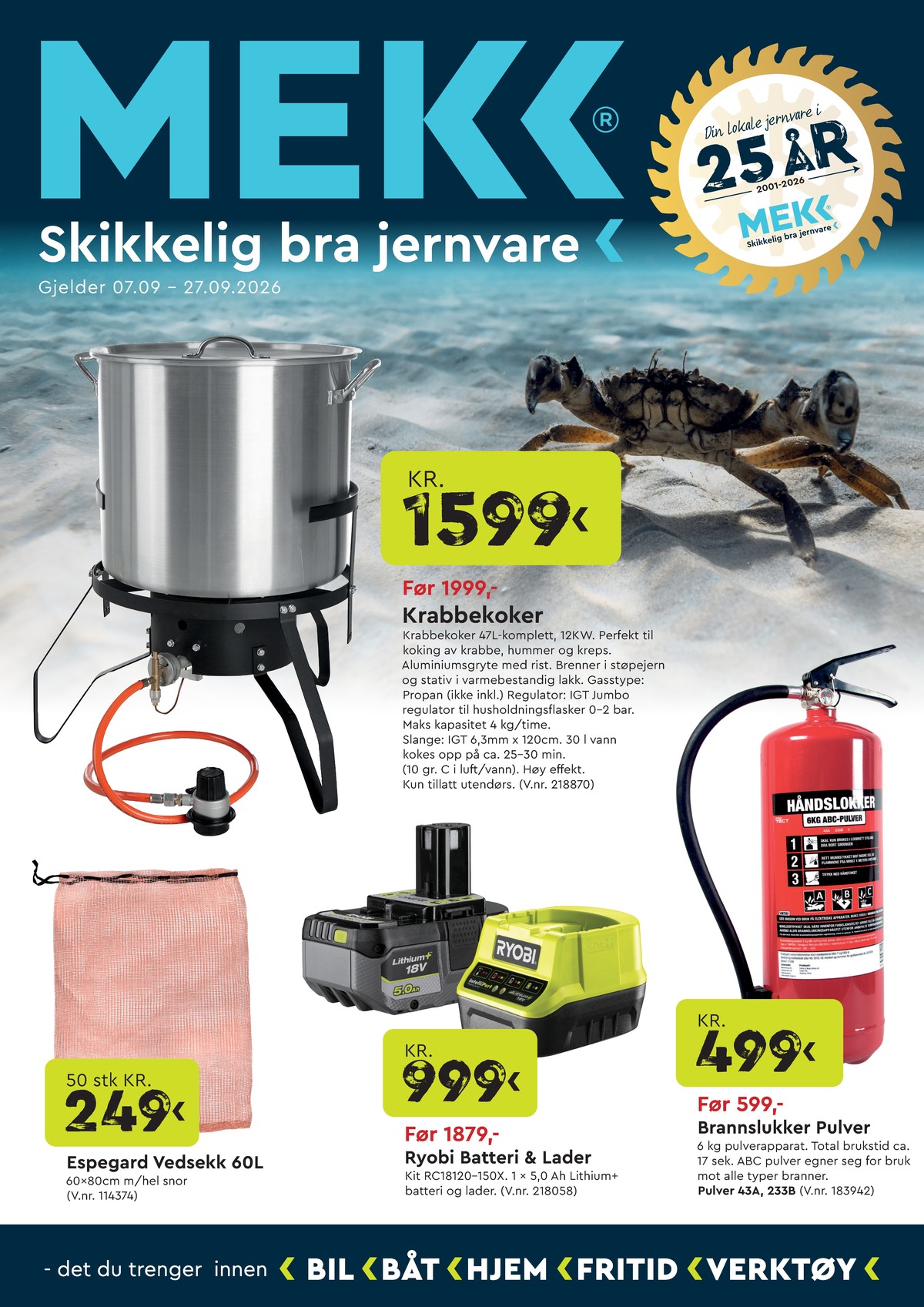 Se Mekk kundeavis for uge 38 på Tilbudsuken.no. Se gode tilbud på mange varer. Les kundeavisen her! Side 1