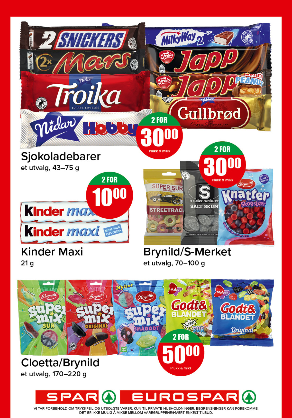 Se Spar - Eurospar kundeavis for uke 38 på Tilbudsuken.no. Se gode tilbud på mange varer, f.eks. sjokoladebar maxi eller knatter skogsbær brynild. Les kundeavisen her! Side 11