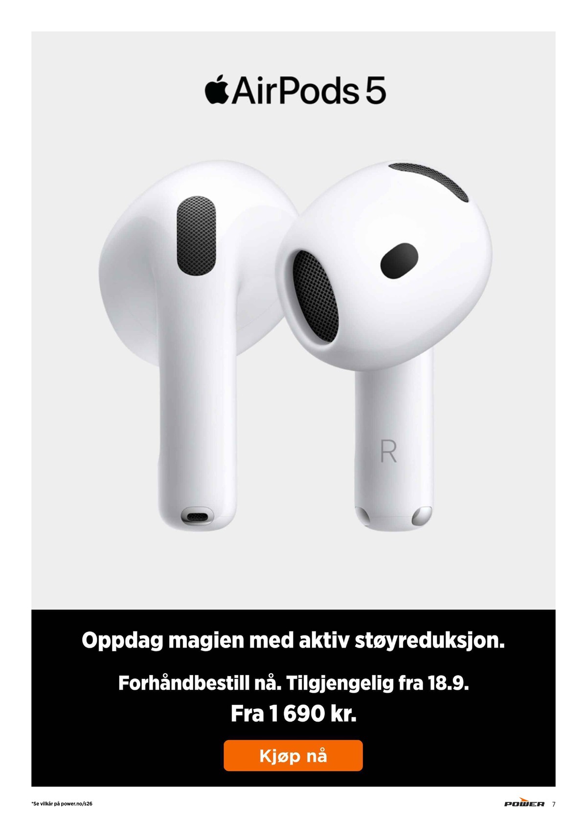 Se Power kundeavis for uge 38 på Tilbudsuken.no. Se gode tilbud på mange varer. Les kundeavisen her! Side 7