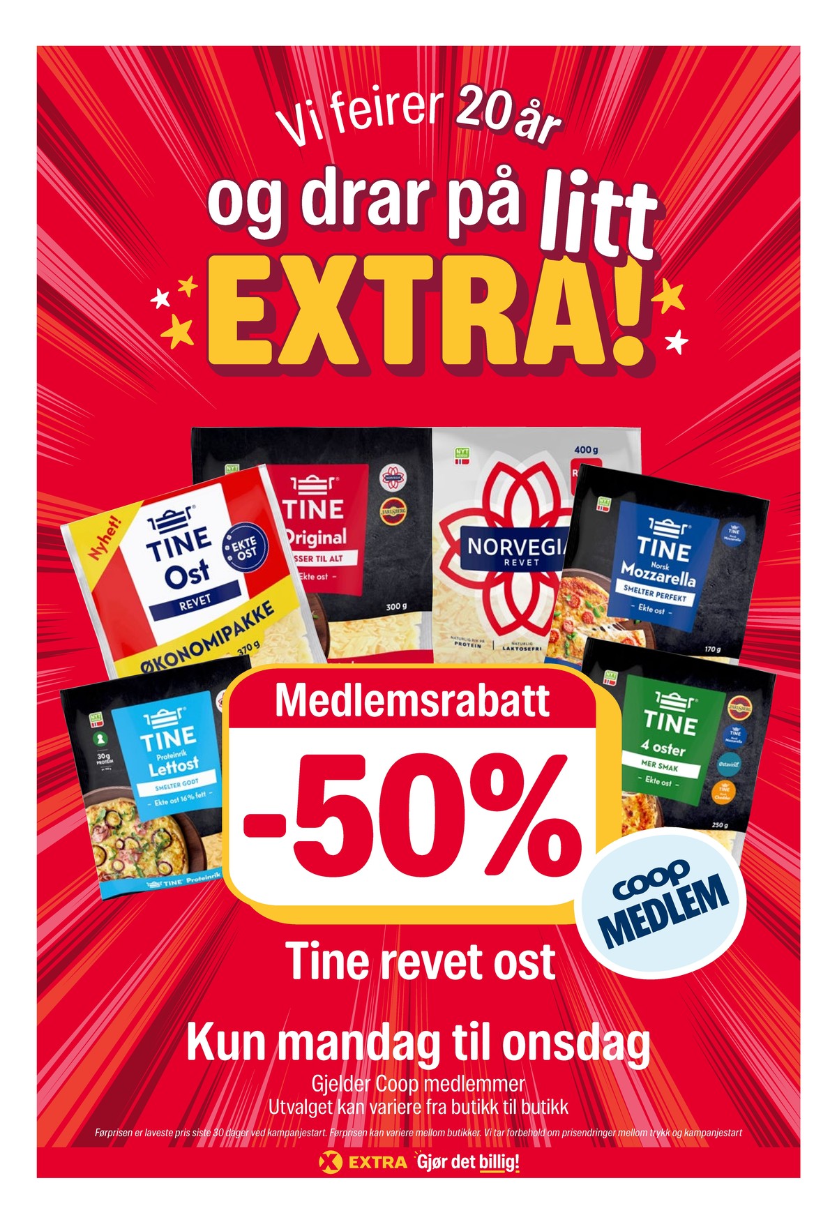 Se Coop Extra kundeavis for uge 39 på Tilbudsuken.no. Se gode tilbud på mange varer. Les kundeavisen her! Side 1