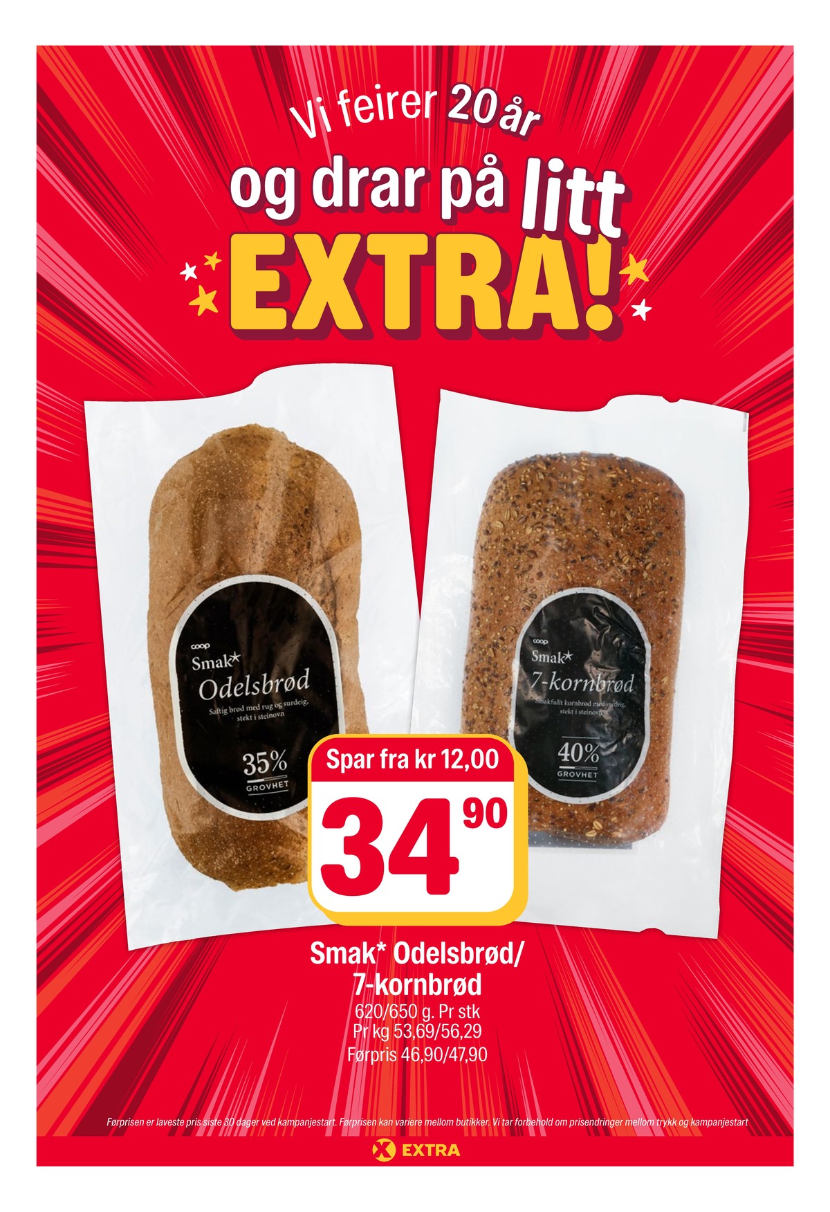 Se Coop Extra kundeavis for uke 39 på Tilbudsuken.no. Se gode tilbud på mange varer, f.eks. brød smak eller andre varer. Les kundeavisen her! Side 37