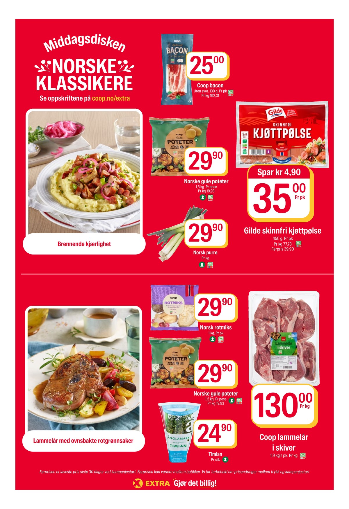 Se Coop Extra kundeavis for uke 39 på Tilbudsuken.no. Se gode tilbud på mange varer, f.eks. baconskiver coop eller poteter gartner. Les kundeavisen her! Side 8