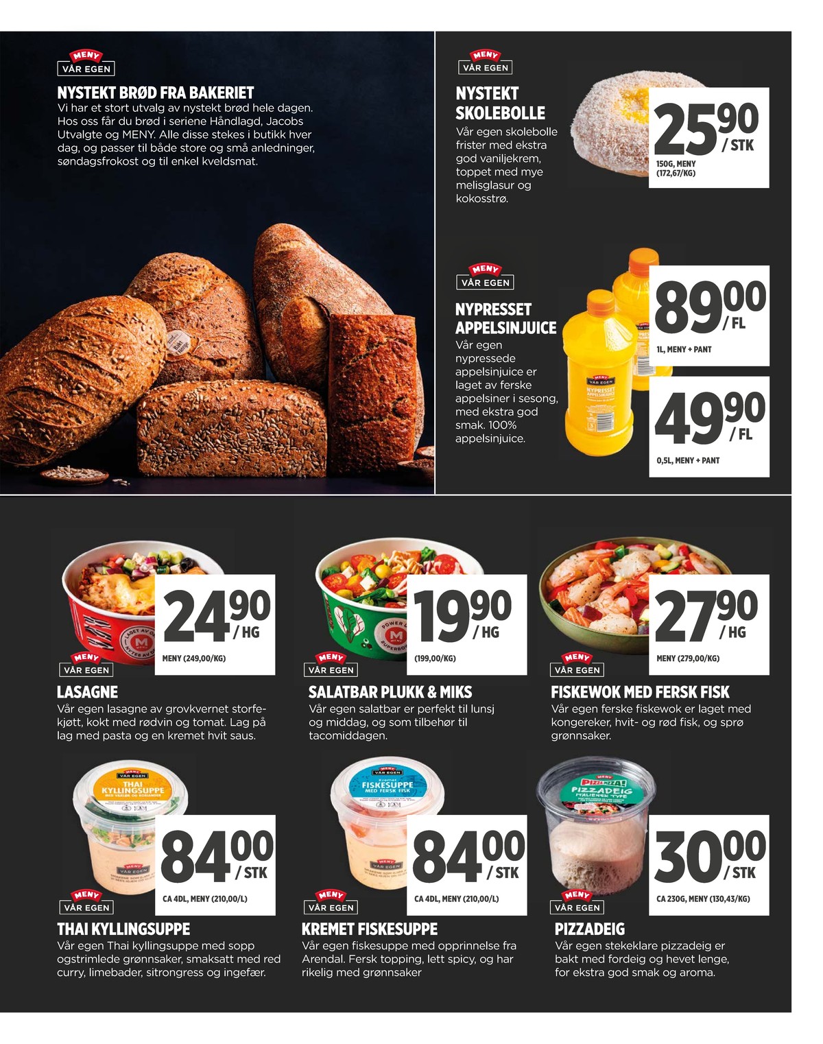 Se Meny kundeavis for uge 39 på Tilbudsuken.no. Se gode tilbud på mange varer. Les kundeavisen her! Side 3