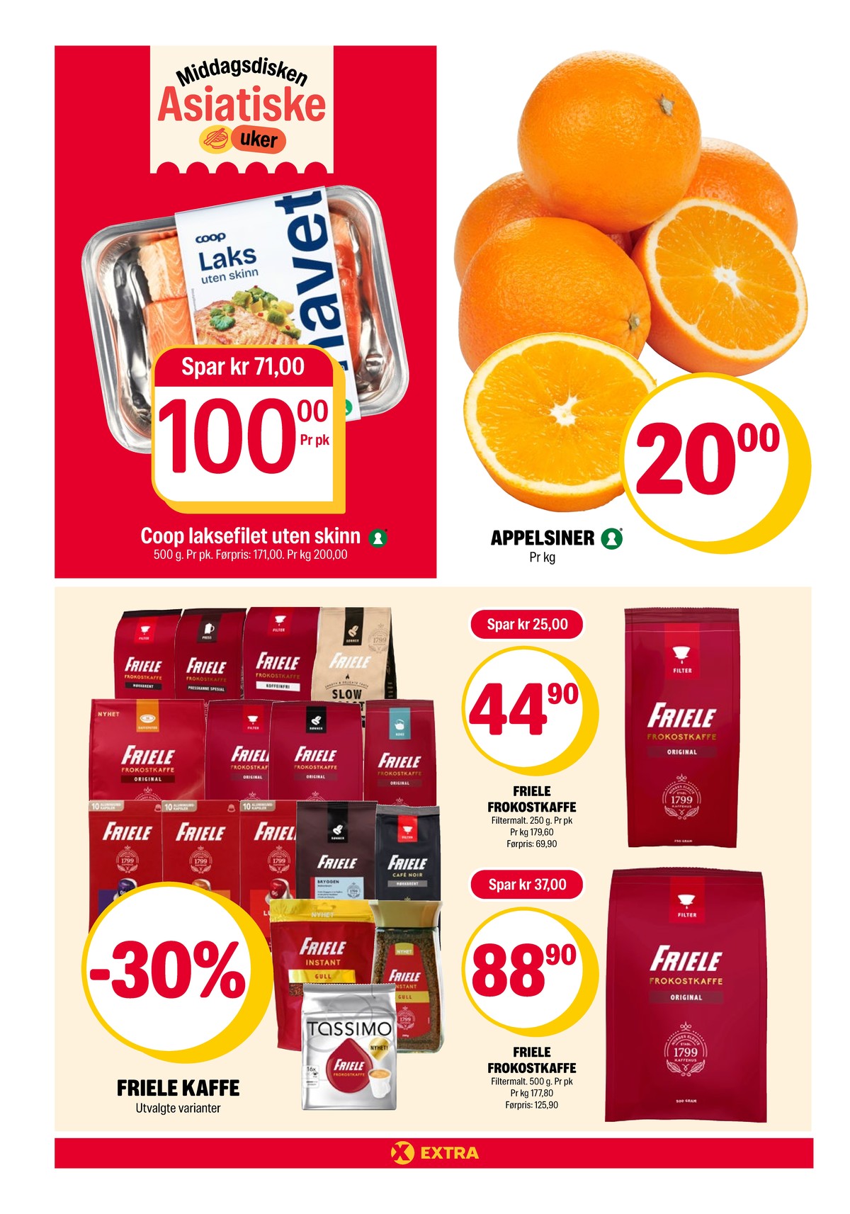 Se Coop Extra kundeavis for uge 4 på Tilbudsuken.no. Se gode tilbud på mange varer. Les kundeavisen her! Side 2