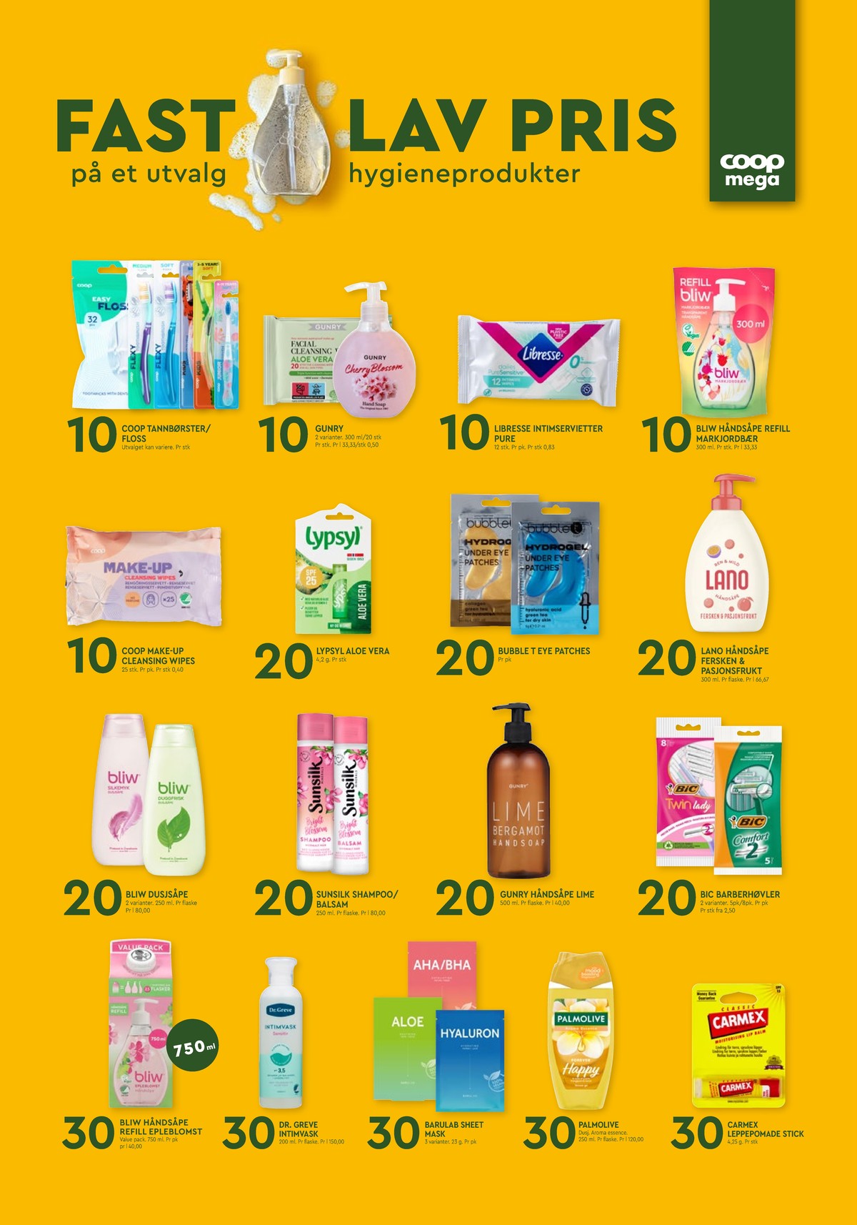 Se Coop Mega kundeavis for uge 4 på Tilbudsuken.no. Se gode tilbud på mange varer. Les kundeavisen her! Side 16