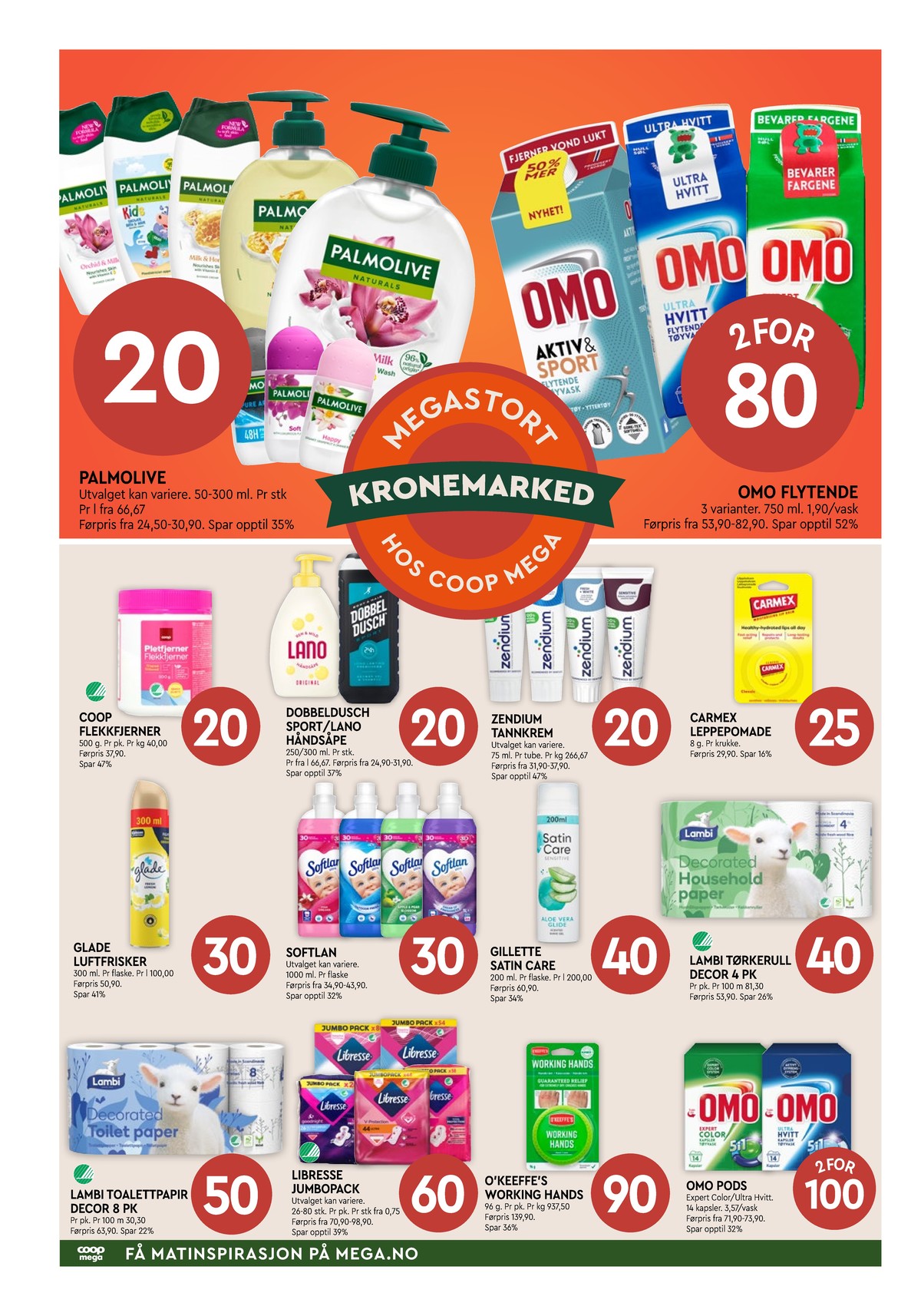 Se Coop Mega kundeavis for uge 4 på Tilbudsuken.no. Se gode tilbud på mange varer. Les kundeavisen her! Side 6