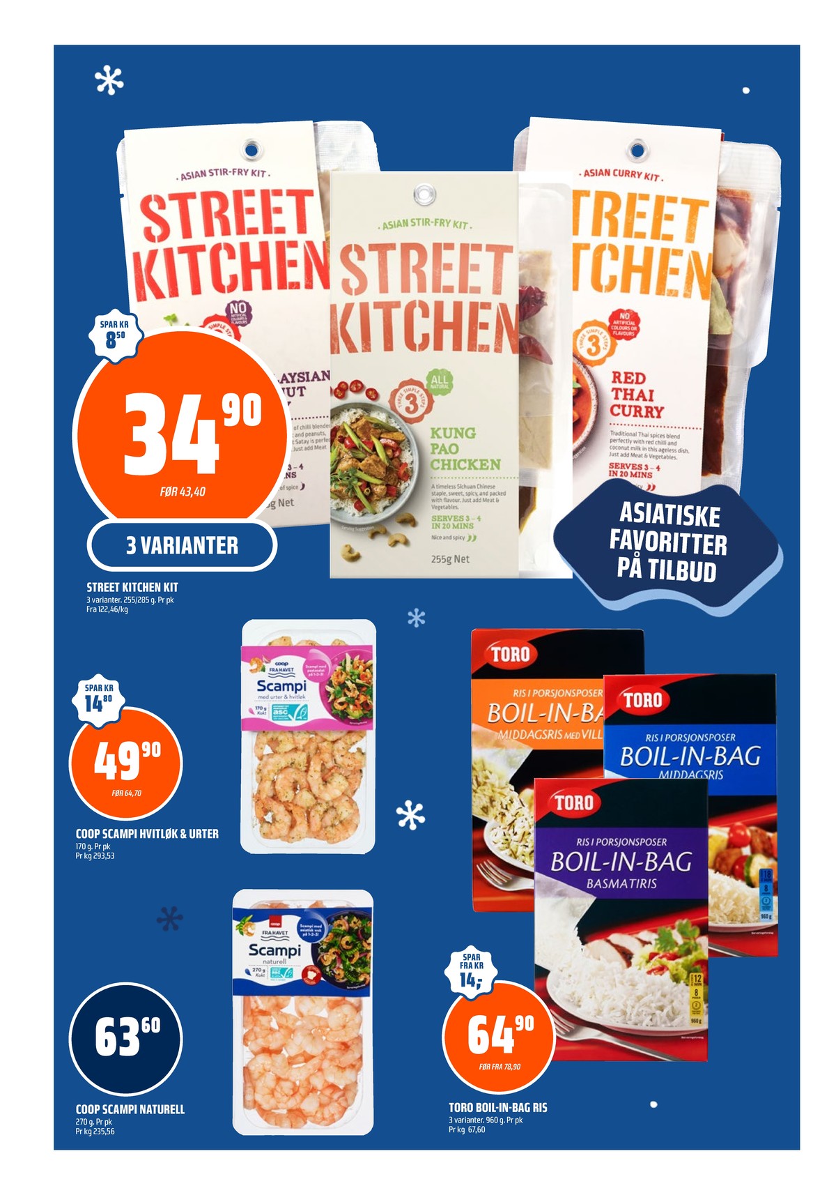 Se Coop Obs kundeavis for uke 4 på Tilbudsuken.no. Se gode tilbud på mange varer, f.eks. malaysian peanut satay street kitchen eller kung pao chicken street kitchen. Les kundeavisen her! Side 14