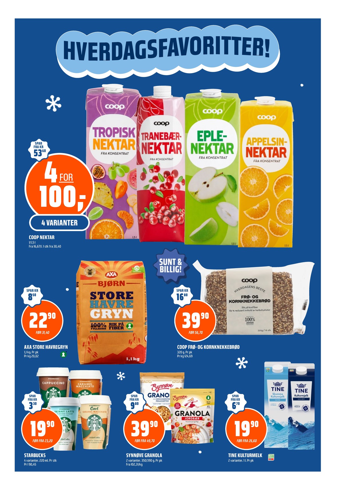 Se Coop Obs kundeavis for uke 4 på Tilbudsuken.no. Se gode tilbud på mange varer, f.eks. appelsinnektar coop eller eplenektar coop. Les kundeavisen her! Side 5