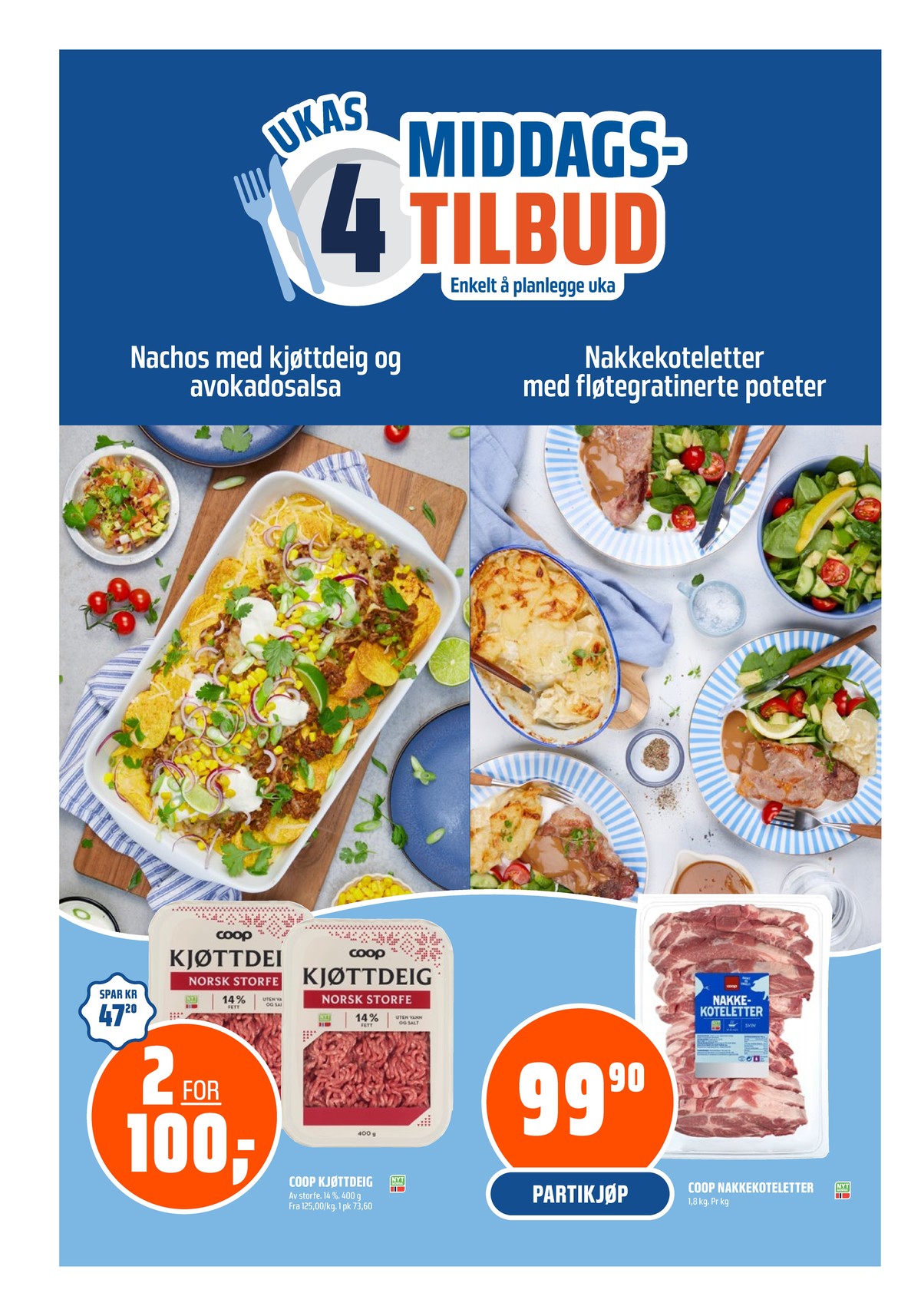 Se Coop Obs kundeavis for uke 4 på Tilbudsuken.no. Se gode tilbud på mange varer, f.eks. kjøttdeig coop eller nakkekoteletter coop. Les kundeavisen her! Side 10