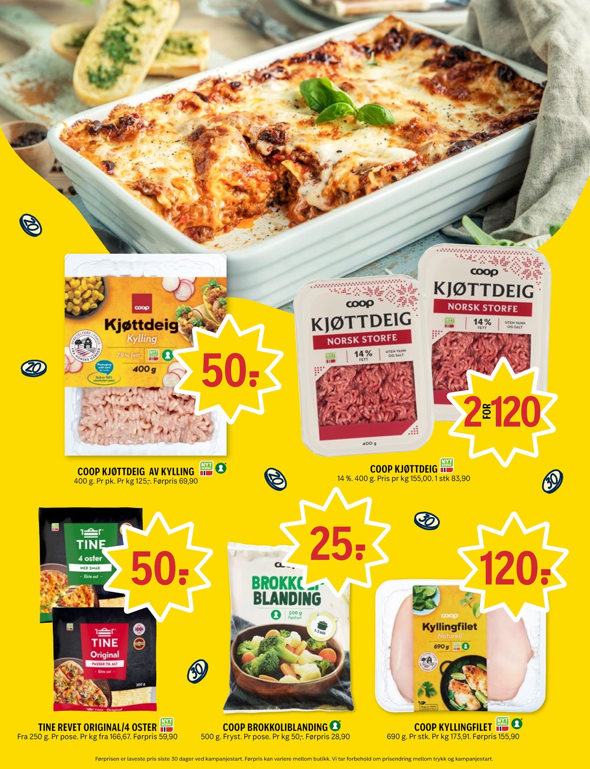 Se Coop Prix kundeavis for uke 4 på Tilbudsuken.no. Se gode tilbud på mange varer, f.eks. kyllingkjøttdeig coop eller kjøttdeig coop. Les kundeavisen her! Side 5